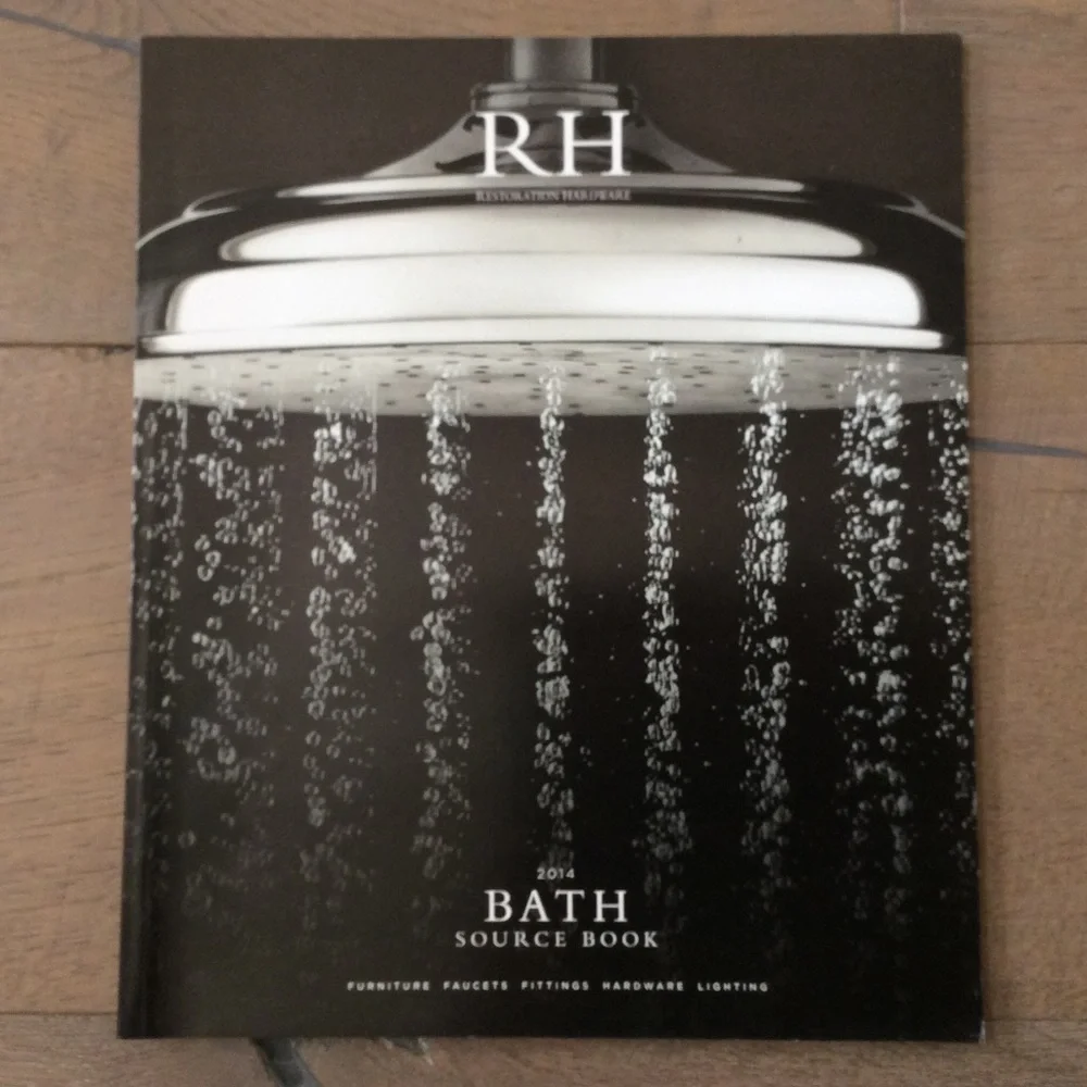 RH restoration hardware catalog table look book